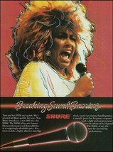 Tina Turner 1992 Samson SM48 Wireless Microphone 8 x 11 mic ad print - $4.23