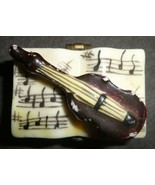 Vintage Collectible Music Violin Trinket Box 2&quot; - £9.59 GBP