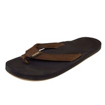 Reef Sz 9 M Brown Flip Flop Leather Women Sandals - £15.49 GBP