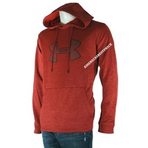 UNDER ARMOUR NEW MEN&#39;S ARMOUR FLEECE BIG LOGO HOODIE SWEATSHIRT WARM &amp; L... - £30.33 GBP