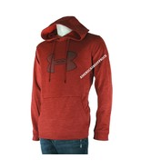 UNDER ARMOUR NEW MEN&#39;S ARMOUR FLEECE BIG LOGO HOODIE SWEATSHIRT WARM &amp; L... - $43.69 CAD