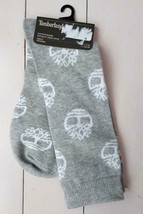 TIMBERLAND Comfort Cotton Blend Socks Grey / White Size 9-12 FREE SHIPPING - £54.28 GBP