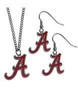 NCAA Siskiyou Sports Womens Alabama Crimson Tide Dangle Earrings and Chain - $26.01 CAD