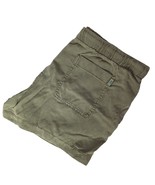 Gap Women's Tencel Pull On Shorts Size Medium Olive Green Pockets Casual - $20.68