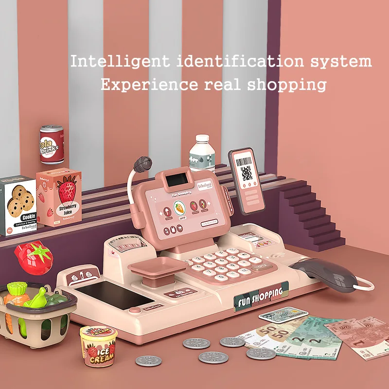 Play Play Pretend Play Shopping Play Simulation Supermarket Electronic Aier A Re - £66.19 GBP