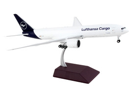 Boeing 777F Commercial Aircraft Lufthansa Cargo White w Blue Tail Gemini 200 Ser - £119.76 GBP