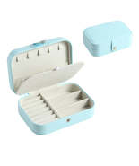 Blue Two-Compartment Jewelry Case - £16.63 GBP