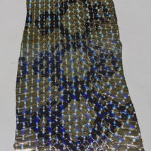 Python Print Showgirl Elaphe Snake Skin Snakeskin Metallic Dots Army Green - $372.69 MXN