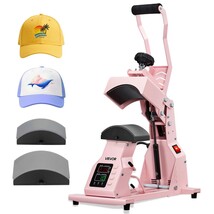 VEVOR Hat Heat Press Machine, with 2pcs Interchangeable Platens, Time Co... - $98.99