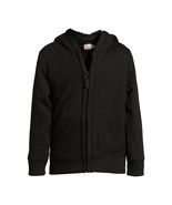 Wonder Nation Boys’ Faux Shearling Hoodie Jacket, Black Soot Size XS (4-5) - $343.37 MXN