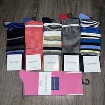 CALVIN KLEIN Men&#39;s Multi Style choose your color Crew Socks B4HP - $6.60