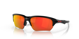 Oakley Flak Beta POLARIZED Sunglasses OO9363 1464 Polished Black W/ Ruby Iridium - £51.74 GBP