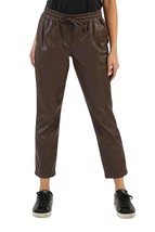 Kut From The Kloth Alanna Drawstring Pleather Pant Brown - $39.00