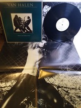 Van Halen Women And Children First Vinyl LP Record With POSTER Hard Rock NM 1980 - £63.27 GBP