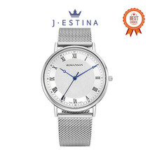 [J.ESTINA] [ROMANSON] Kyros Classic Slim Mesh Watch (RWTMMM3BS009WHH0) K... - $229.00