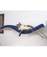 Metal Base Cat Wall Shelf WAVE Symmetrical Right 100 cm Standard - for h... - $237.16