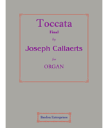 Toccata (Op. 23/3) by Joseph Callaerts - $15.49
