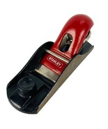 Stanley Block Plane 6-5/8&quot; Adjustable 12-247 Red Black Made in England H... - £12.07 GBP