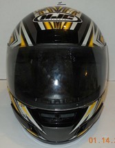 HJC CS-12 Format Motorcycle Helmet Yellow SZ S Small Snell DOT Approved - £57.46 GBP