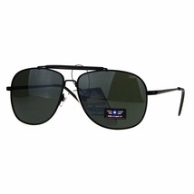 Air force Lunettes de Soleil Vintage Carré Aviateur Métal Cadre UV 400 - £8.45 GBP