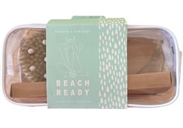 Asquith &amp; Somerset BEACH READY Dry Body Brush &amp; Massage Tool w/ Carry Bag - $16.82