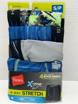 Hanes Boys ULTIMATE X-TEMP AIR 4+Pack BOXER BRIEFS TAGLESS &amp; COOL Size S/P - £5.14 GBP