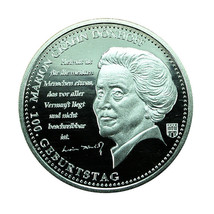 Germany Medal 2009 Silver Marion Grafin Donhoff 32mm 02006 - £31.99 GBP