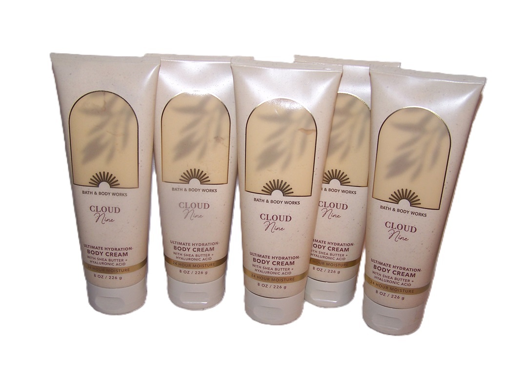 Cloud Nine Body Cream Bath & Body Works 8 oz Lot of 3 Ultimate Hydration