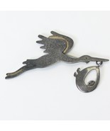 Anne Harvey 925 Stork Baby Sterling Silver Brooch Pin 3&quot; L x 2&#39; H Mexico... - €32,57 EUR
