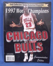 Gold Collectors Series Basketball 1997 World Champions Chicago Bulls Mag... - $19.95