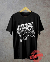 Detroit Rams Logo Men&#39;s T-Shirt  Size S-XL - £16.44 GBP+