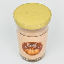 Yankee Candle - Glorious Pumpkin Scent Medium Jar Candle W/Lid Retired Rare - £14.52 GBP