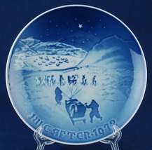Bing &amp; Grondahl 1972 Christmas in Greenland Collector Plate 8000/9072 NIB - £7.80 GBP