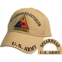 Eagle Emblems Mens 3rd Armored Division Tan Embroidered Ball Cap Adjustable Tan - £11.51 GBP