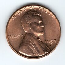 1957-D Lincoln Wheat Cent - Premium GEM BU - $2.80