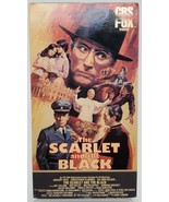 THE SCARLET AND THE BLACK RARE COVER- 1983 GREGORY PECK, CHRISTOPHER PLU... - £14.45 GBP