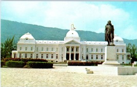 The T Louverture Monument and National Palace in Port Au Prince Haiti Postcard - $14.80