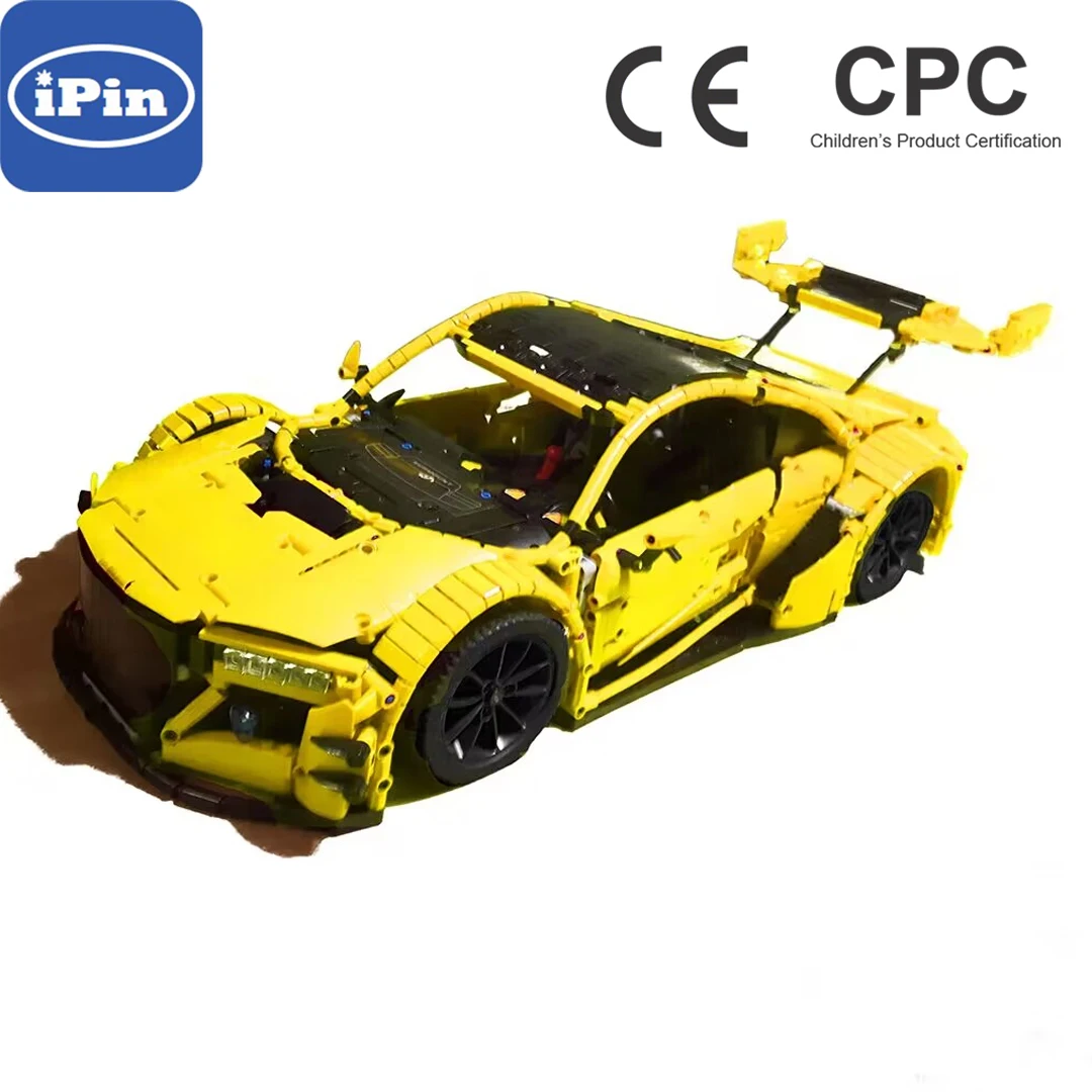 IpinMOC Acura NSX GT Sports Car MOC 10858 Motor Power Functions Fit  Building - £228.77 GBP+
