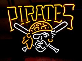 MLB Pittsburgh Pirates Baseball Beer Bar Neon Light Sign 18" x 14" - $499.00