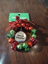 Christmas &quot;Special Daughter&quot; Collectible Red/Green Ornament-Brand New-SH... - £19.69 GBP