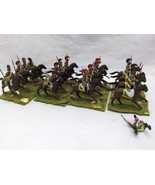 (4) Painted Napoleonic Infantry With Spears Cavalry Groups 15MM Miniatures - €27,41 EUR