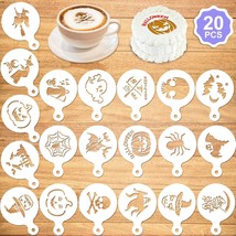 20 Pack Halloween Cake Stencil Templates Decoration Reusable Cookies Baking M... - £14.87 GBP