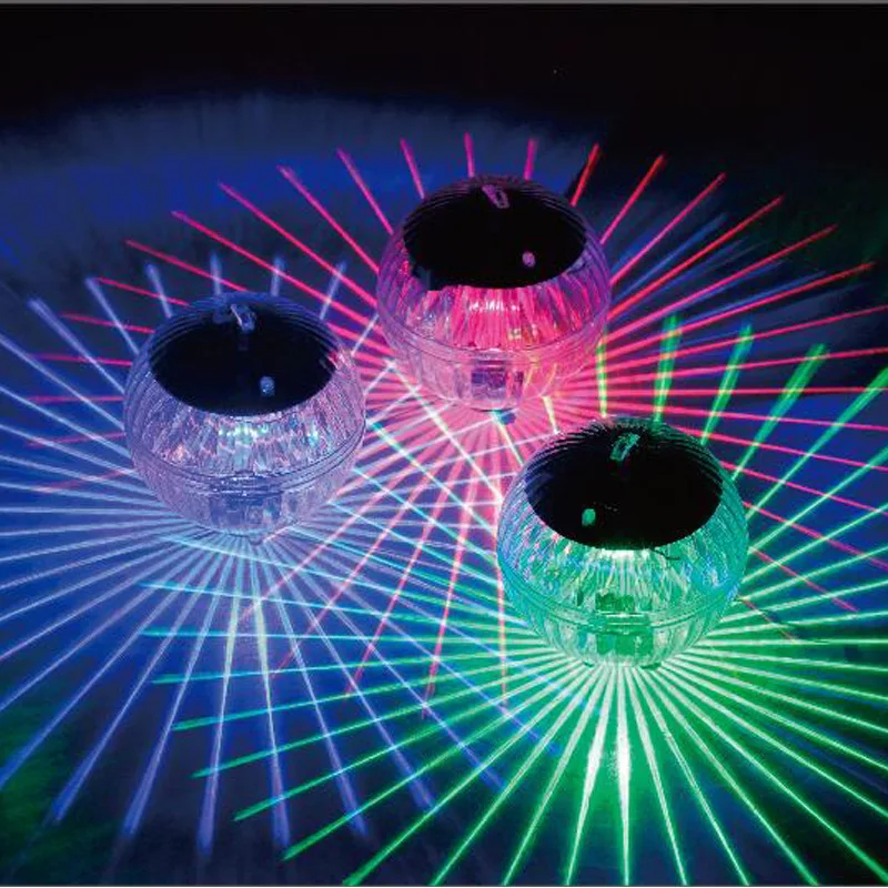 Pool Lights Underwater Lights Solar Powered Rgb Light Ball for Submersible Water - £184.27 GBP