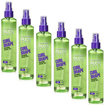 Pack of (6) New Garnier Fructis Style Curl Shaping Spray Gel Strong 8.5 Fl oz. - £29.08 GBP