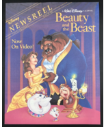 Vintage Oct 30, 1992 Disney Newsreel Newsletter Beauty and the Beast - £7.53 GBP