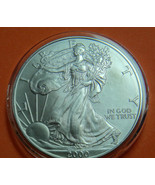 USA AMERICAN SILVER EAGLE 2000 UNC CONDITION SILVER COIN - £34.93 GBP