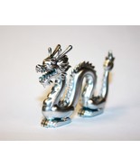 Building Silver Chinese Dragon Statue Minifigure Custom - $8.20