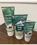 Bath &amp; Body Works Vanilla Bean Noel Body Cream And Body Scrub Lot Of 3 I... - $31.17 CAD