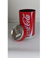 Coca Cola Coin Bank Tin metal  Removable Top - £11.87 GBP