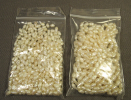 Freshwater Pearls Rice Shape 2 Lots 4.5mm x 2mm For Restringing &amp; Jewelry Making - £29.05 GBP